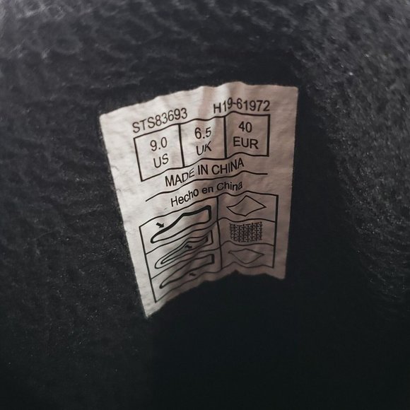 Sperry Top-Sider Quilted Waterproof Duck Boots Womens 9 Black - Picture 11 of 13